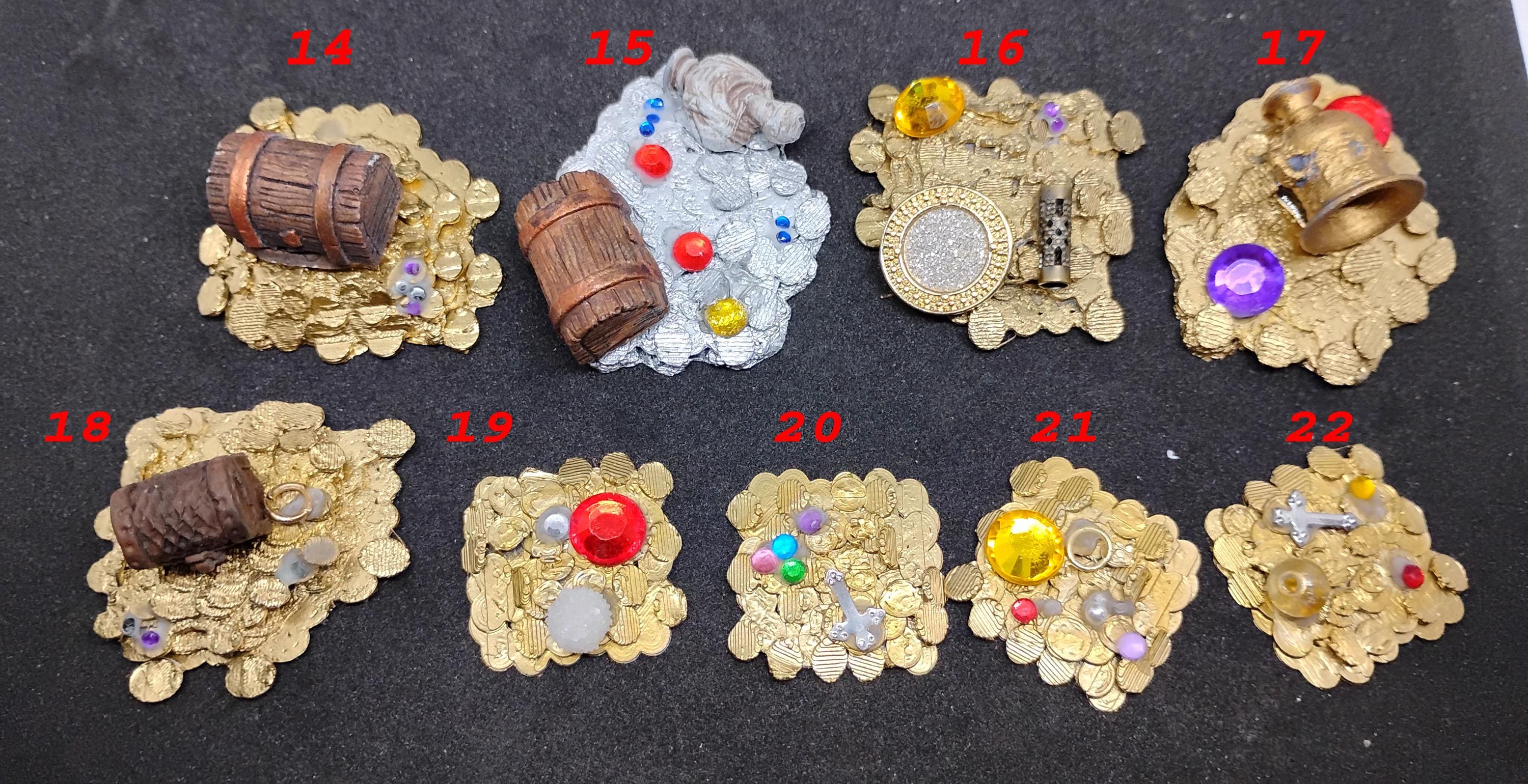 18 Unique Hand-made Treasure Piles – One-of-a-kind TTRPG Scatter ...