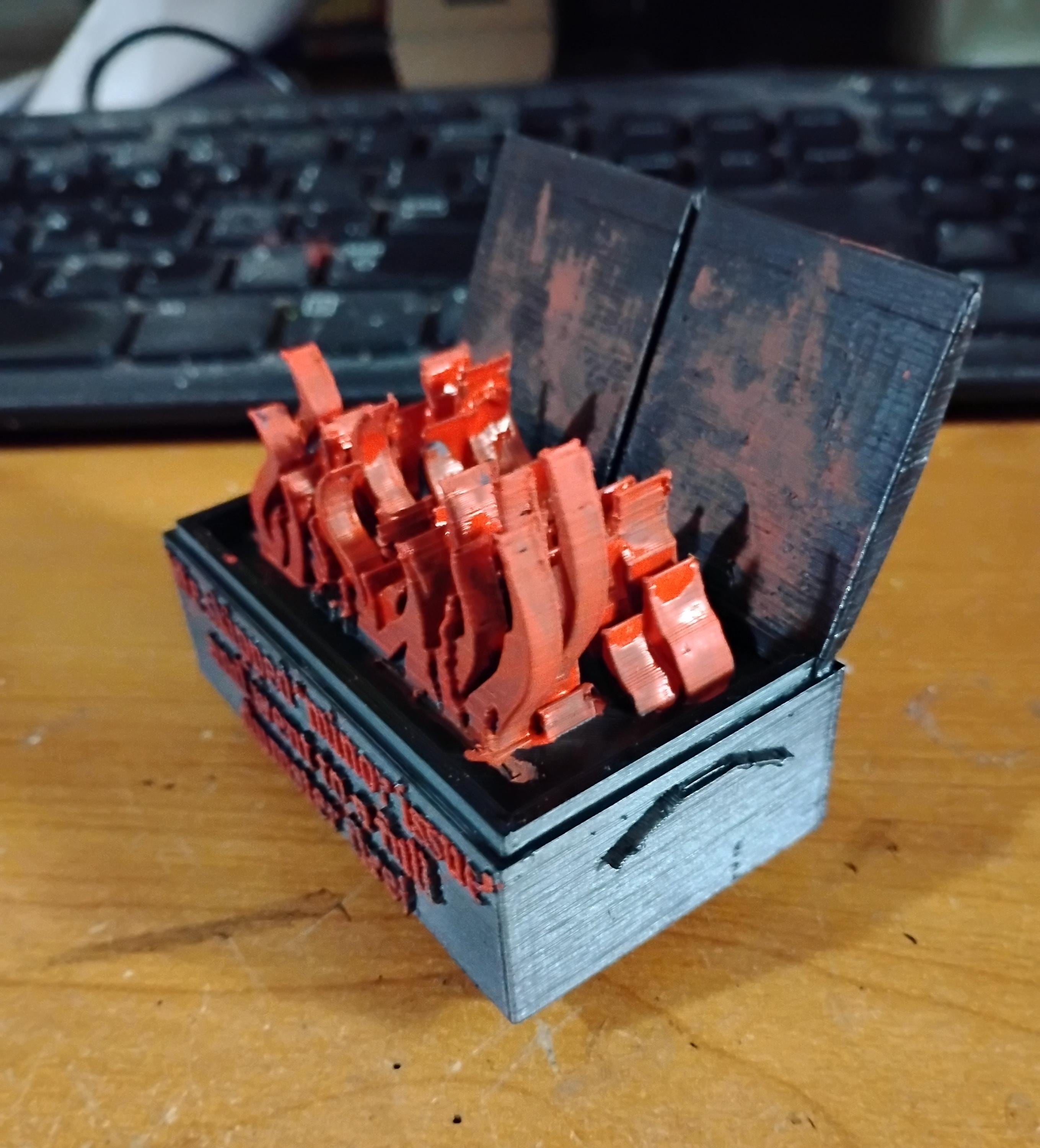 Dumpster Fire Desk Display STL – Funny Office Sign (3D Printable ...