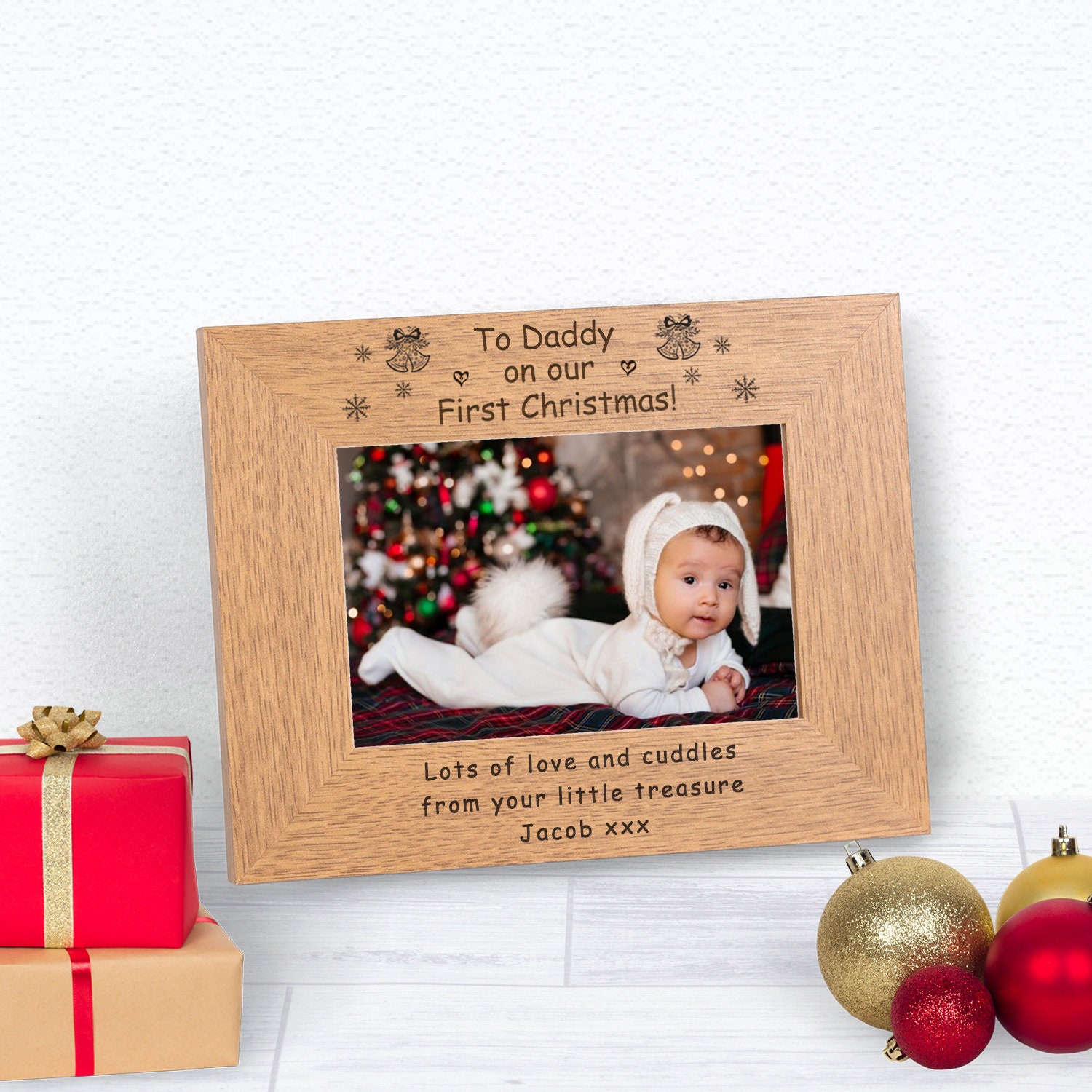 Our First Christmas Picture Frame 