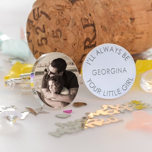 Personalised Photo and Message Cufflinks, Photo Cufflinks, Photo Upload Cufflinks, Wedding Photo Cufflinks image 3