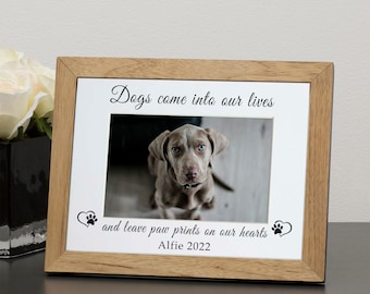 Dog Memory Frame, Pet Memory Frame, , Beloved Pet Frame, In Loving Memory Pet Frame, Pet Memorial Frame, Pet Loss Frame