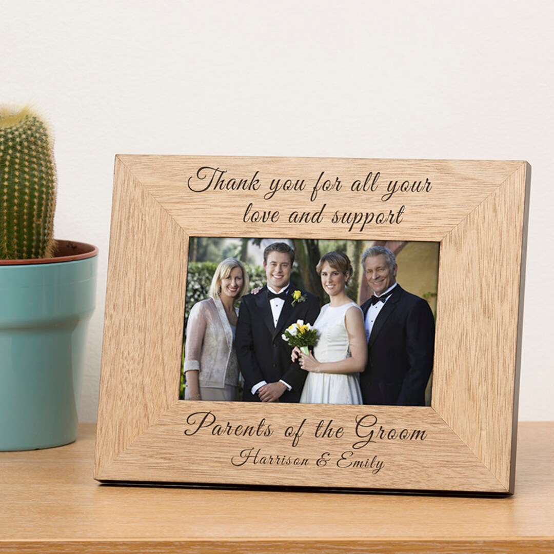 Personalised Parents Wedding Photo Frame, Wedding Frame, Wedding