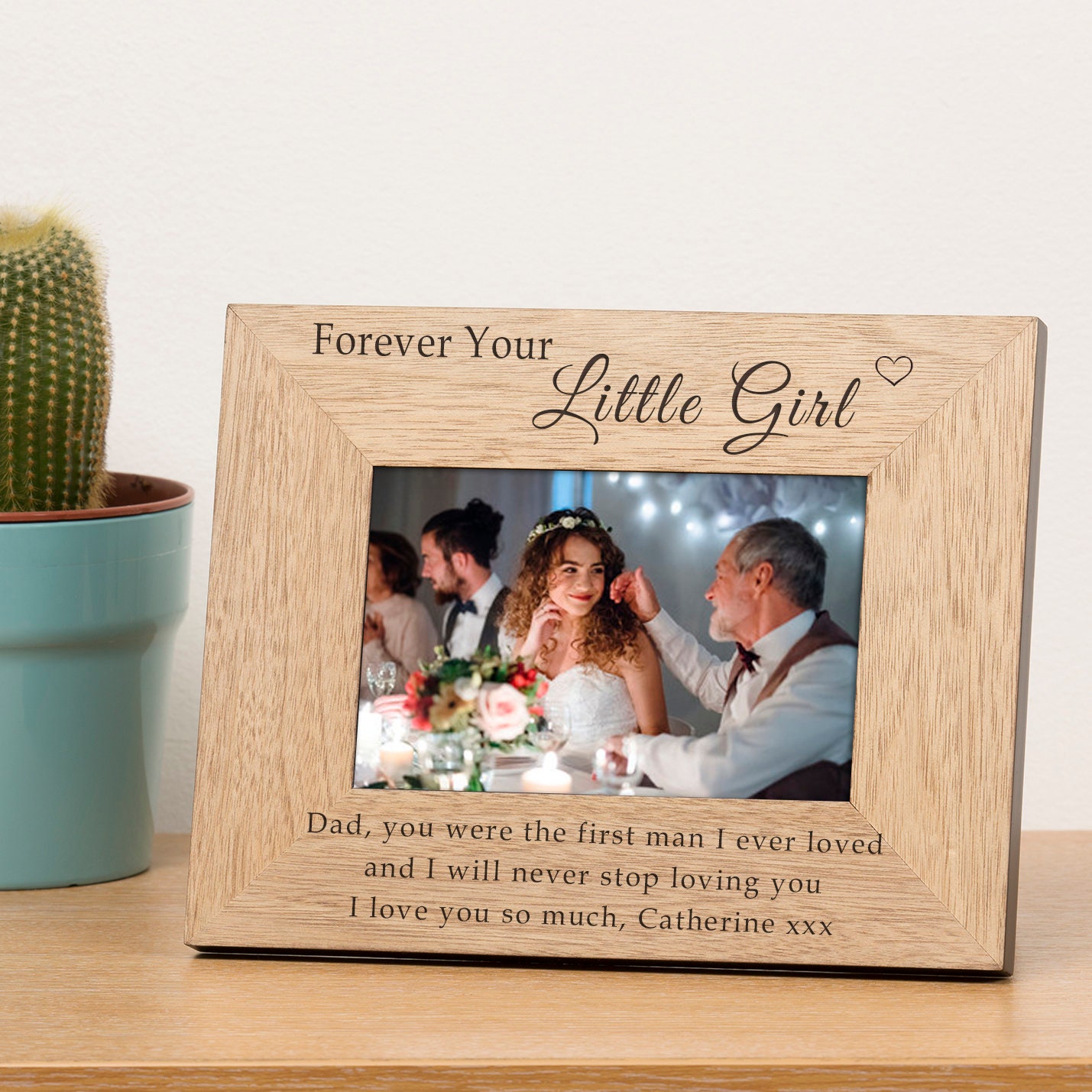 Forever your little cheap girl picture frame