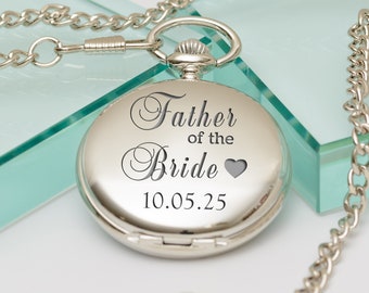 Father of The Bride Pocket Watch, Father of the Bride I Loved You First Pocket Watch, I Loved You First Pocket Watch, Bride to Father Gift