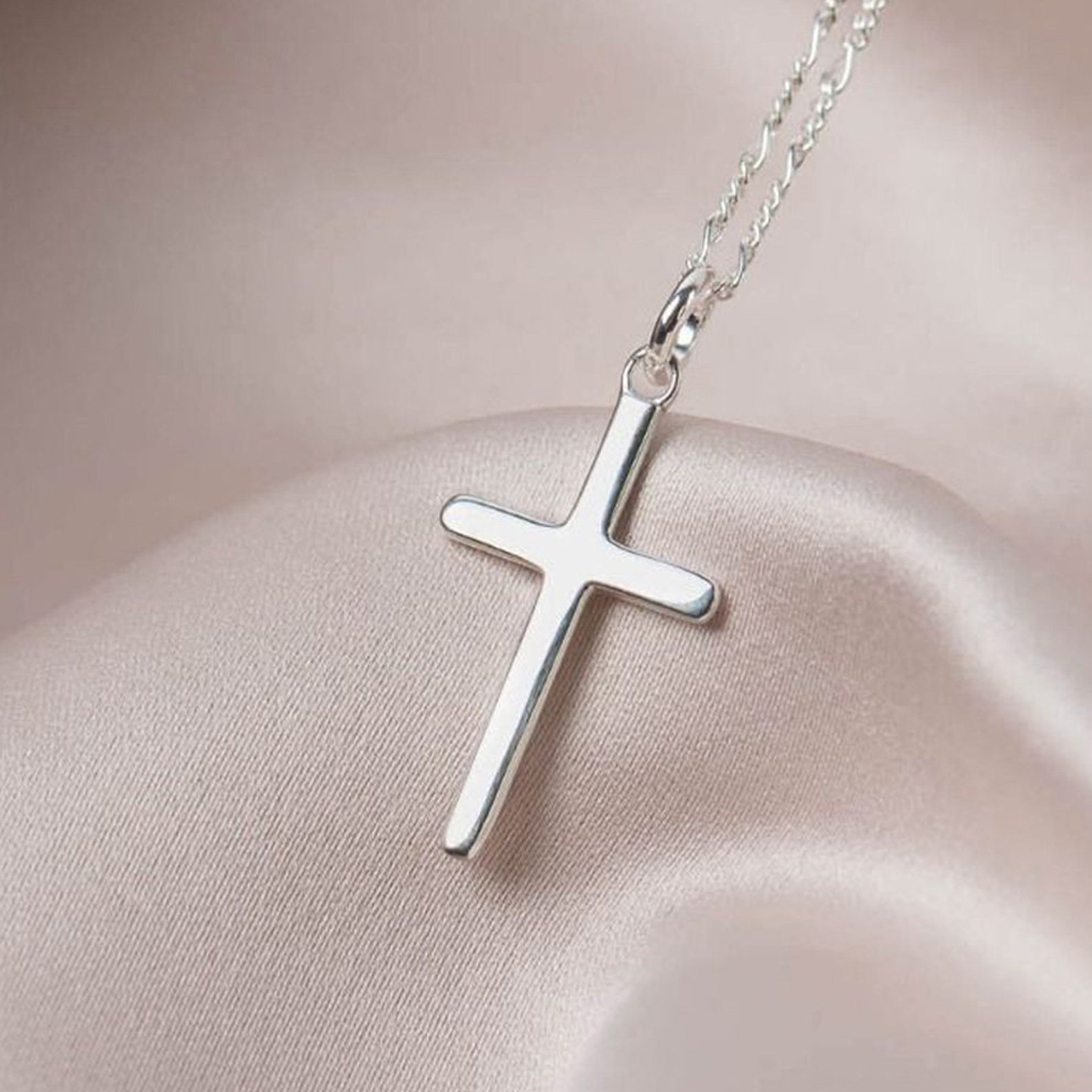 First Communion Chains First Communion Jewellery, First Communion Cross Pendant, Gift for ...