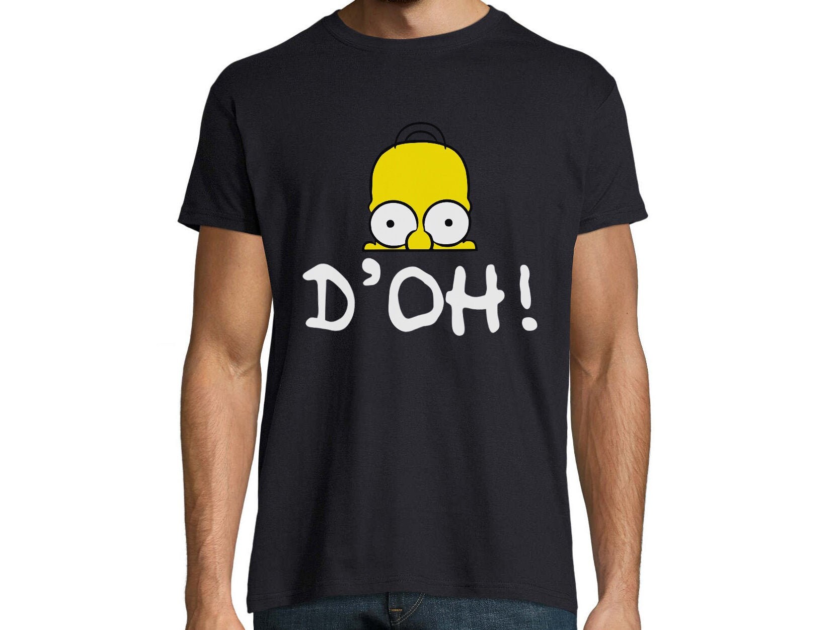 The Simpsons shirt Homer Simpson doh tshirt Funny tee Etsy