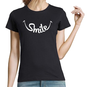Smile Emoji T-Shirt: Funny Good Vibes, Positive Gift