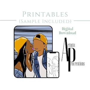 Painting Kit/ Pre Drawn Outline Canvas DIY/ DIY Canvas/ Party/ Paint Kit/ Paint and Sip/ paint party/ Adults/ Sketched Canvas
