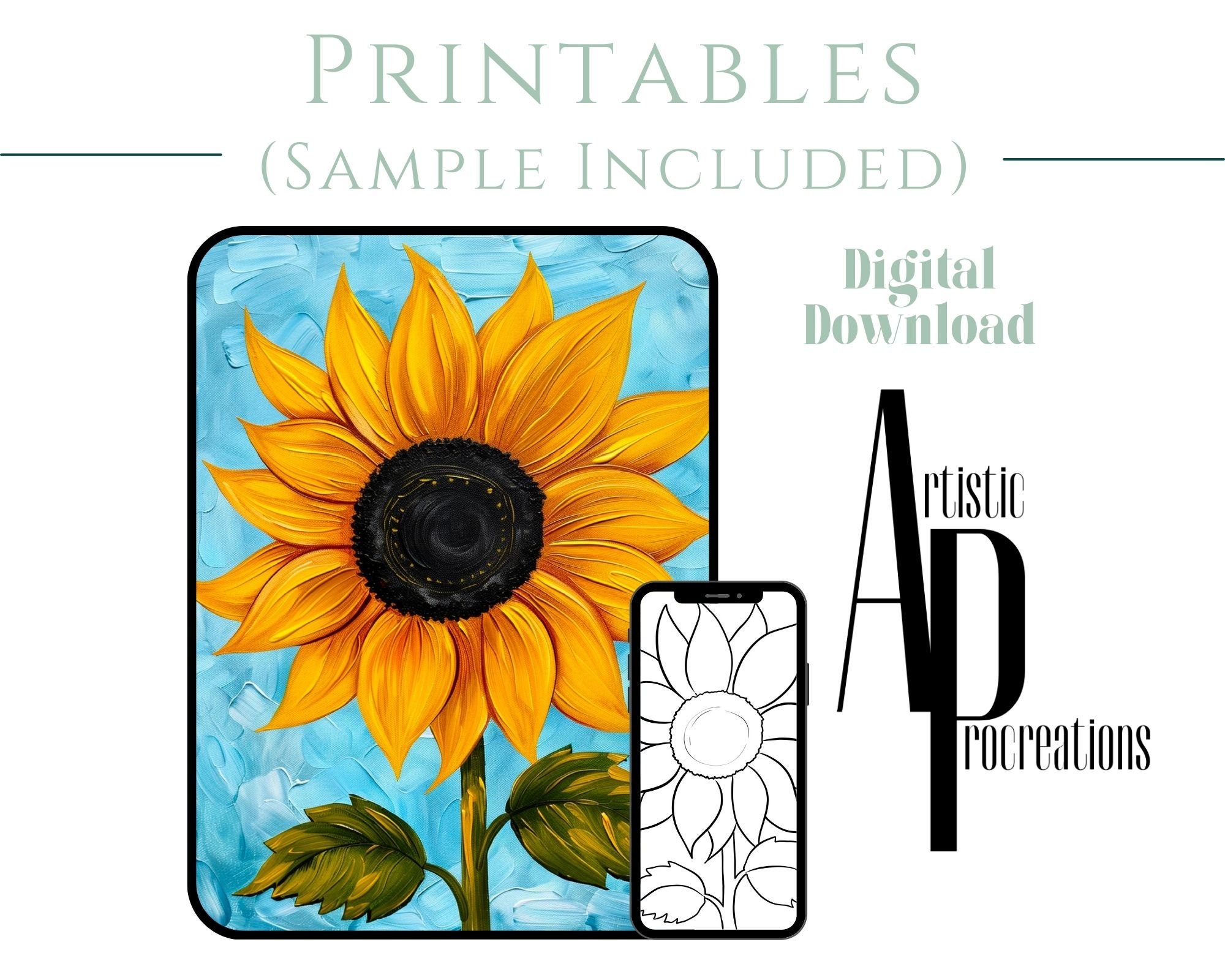 Pre Drawn Outline Canvas DIY / Instant Download/ DIY Canvas/ Party/ Paint Kit/ JPG Digital Download/ Paint Party Tracer/ Adult Paint Party