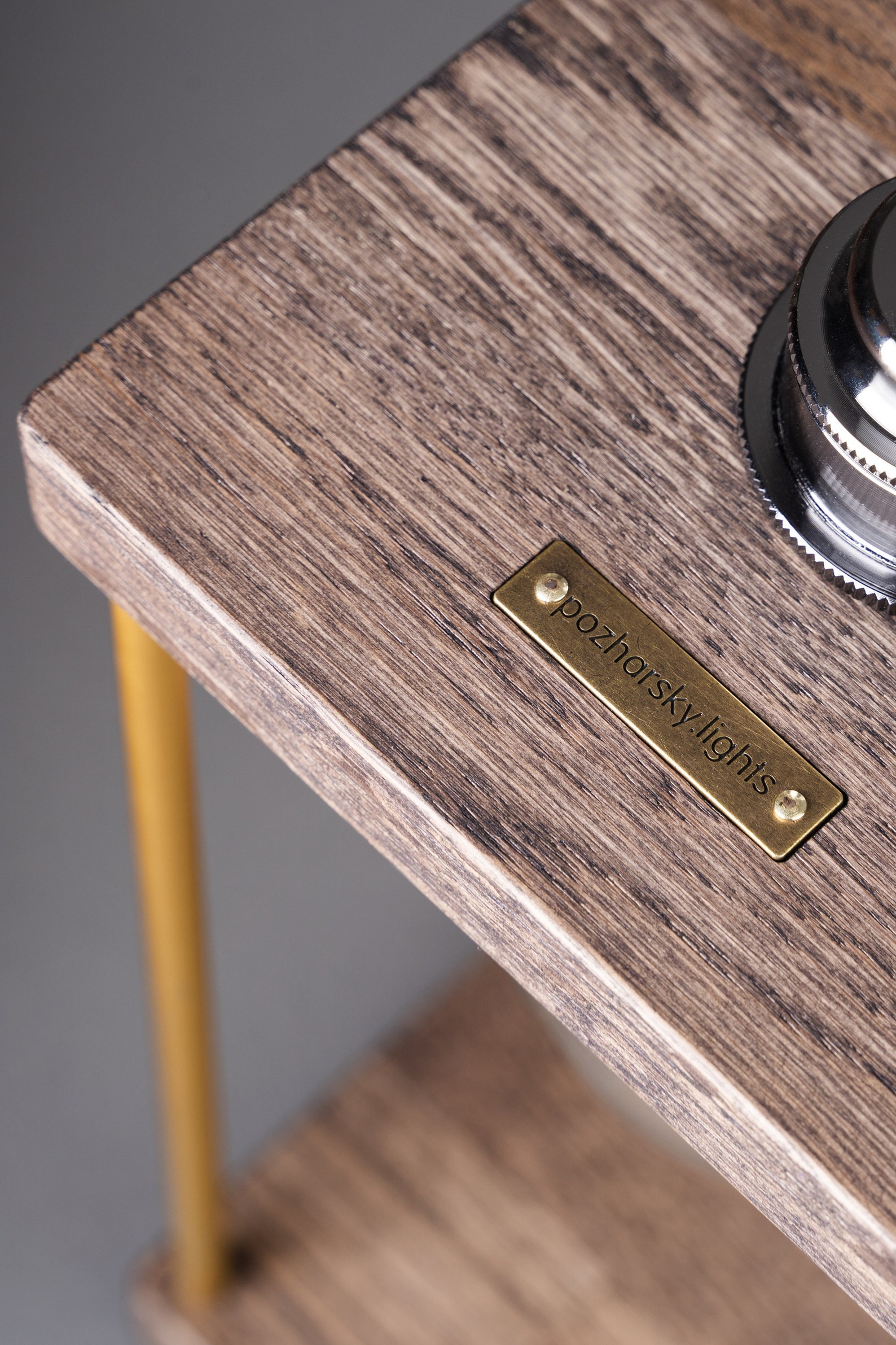 Minimalist Nightstand Lamp, Vintage Nightstand Lamp, Industrial