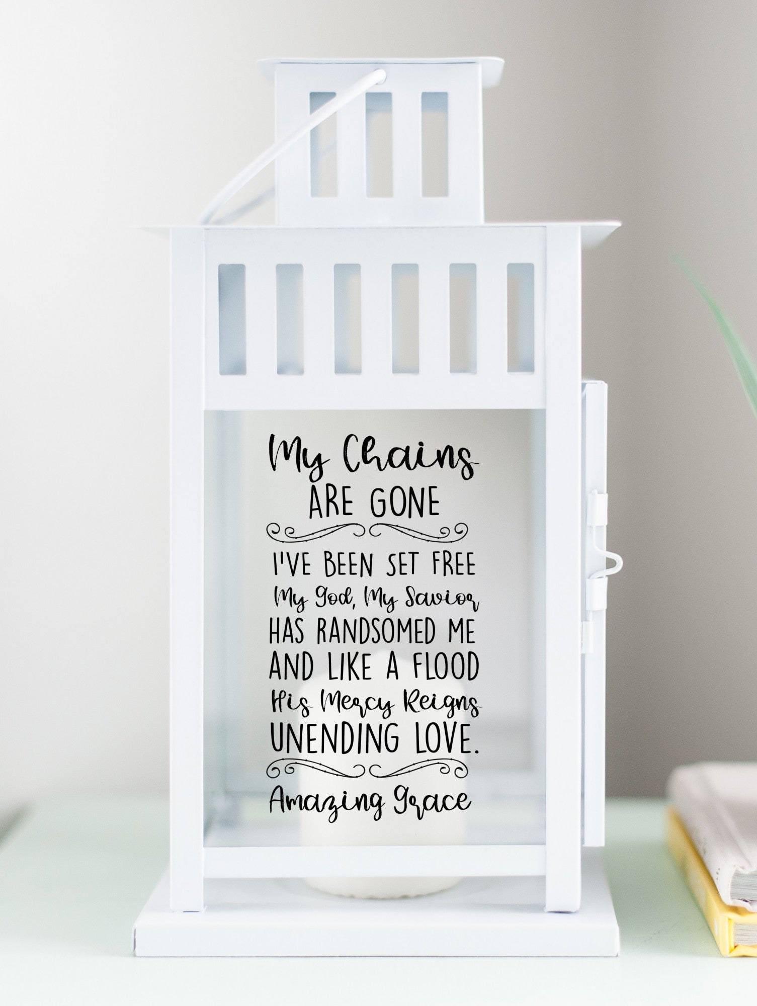 Amazing Grace My Chains Are Gone - Etsy