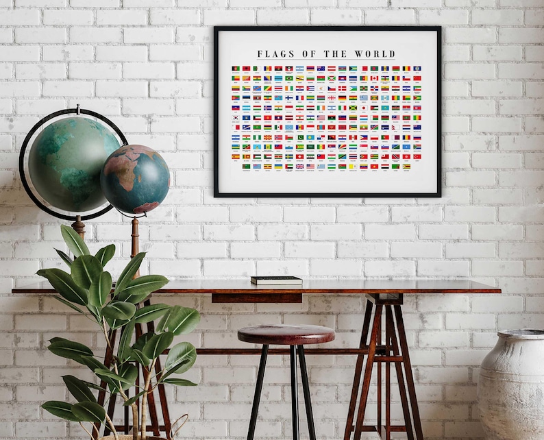 Flags of the World, World Flags Poster, International Country Flags ...