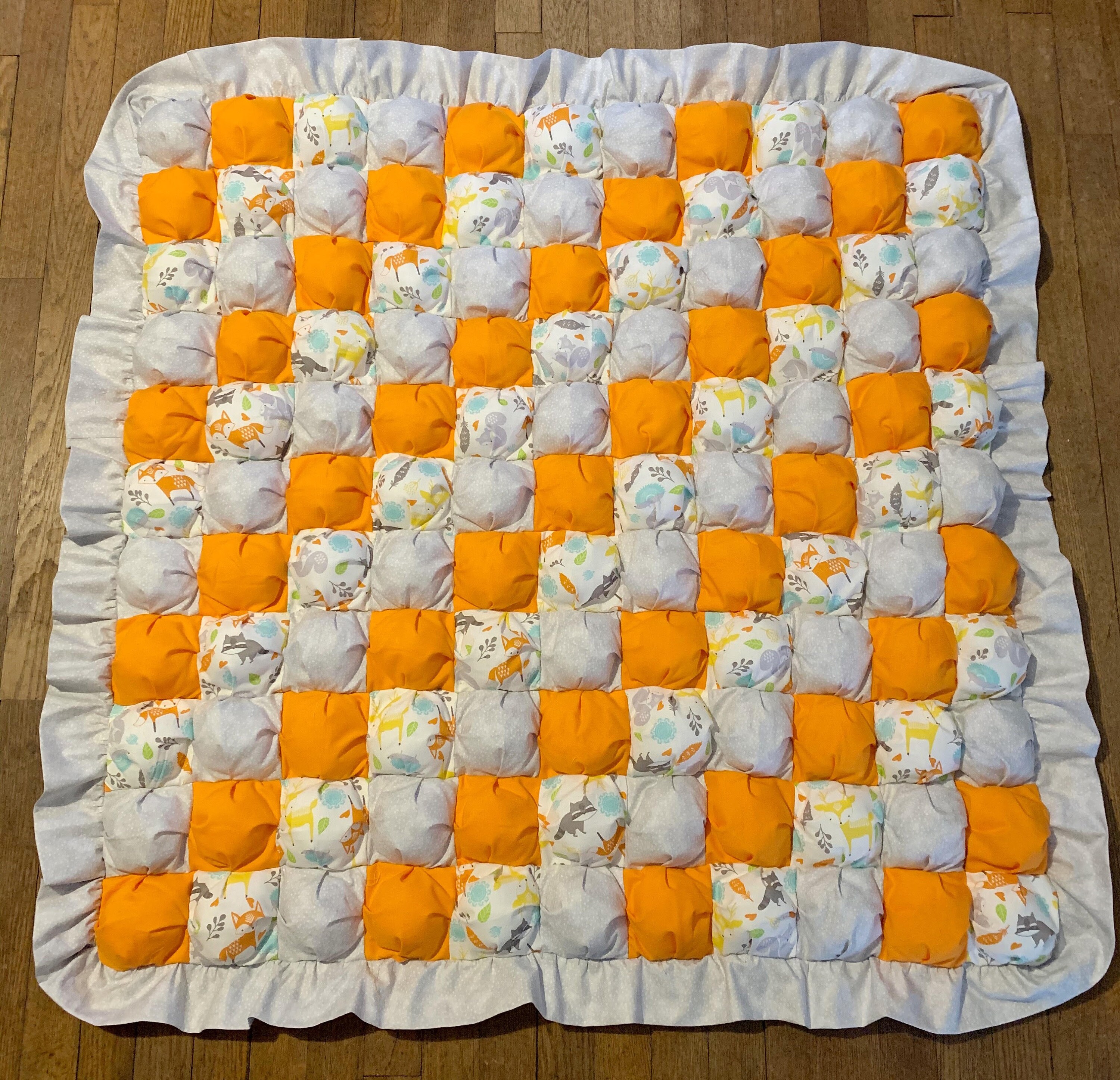Baby Bubble Quilt Biscuit Quilt Bubble Blanket Baby Quilt Etsy