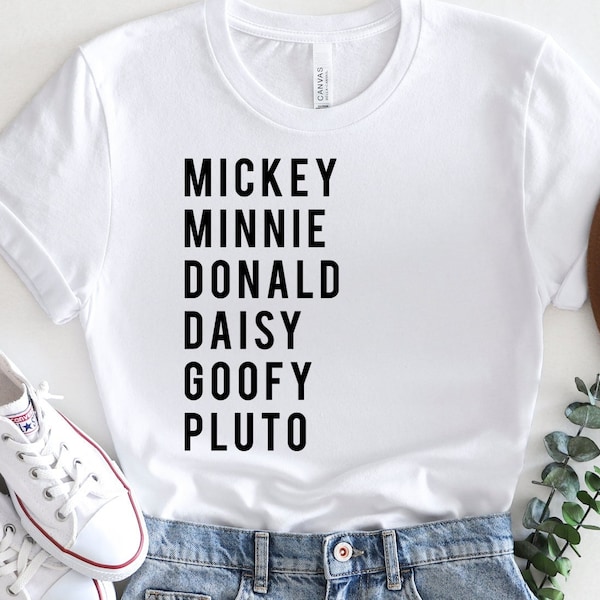 Mickey and Friends svg png, Mickey shirt design, Matching Family, Birthday, Vacation, First trip, Kid's tee design, WallArt, Disneyworld