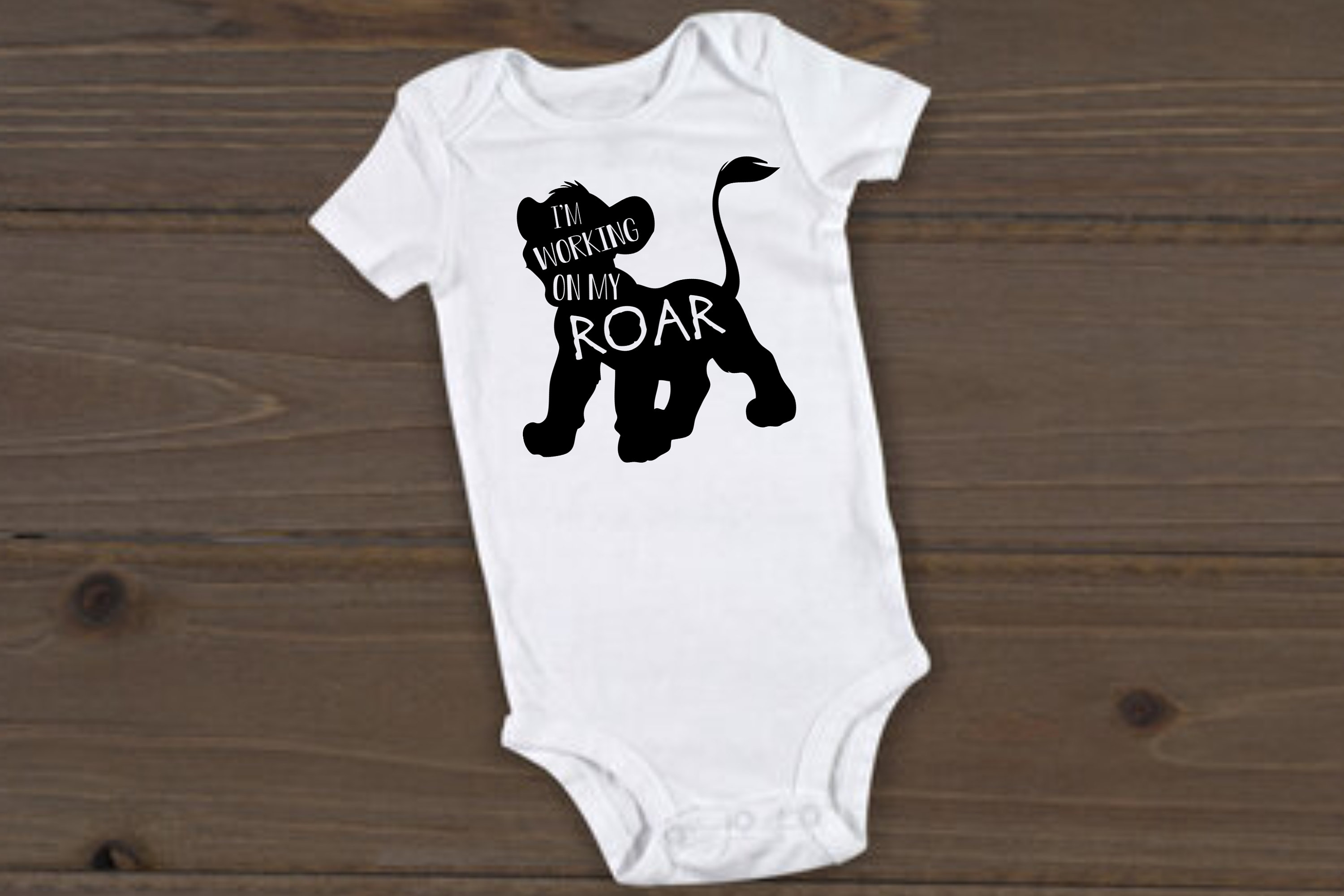 I'm Working on My Roar, Simba Svg, Lion King SVG, PNG, Baby Simba ...