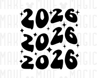 2026 Wave SVG, Class of 2026 Retro Wave, Senior svg, Grad, Graduation svg, Digital Download, Cut File svg, Sublimation Retro png, cut file