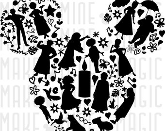 Encanto Mickey Head SVG PNG Design, Clipart Afbeeldingen Instant Digitale Download Cut File Cricut, Familie Vakantie Shirt Design Idee