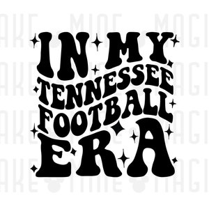 In My Tennessee Football Era SVG PNG, Vols svg, voetbal png, Tenn Vols svg, vrijwilligers svg, voetbal svg, Game Day Shirt, svg voor cricut