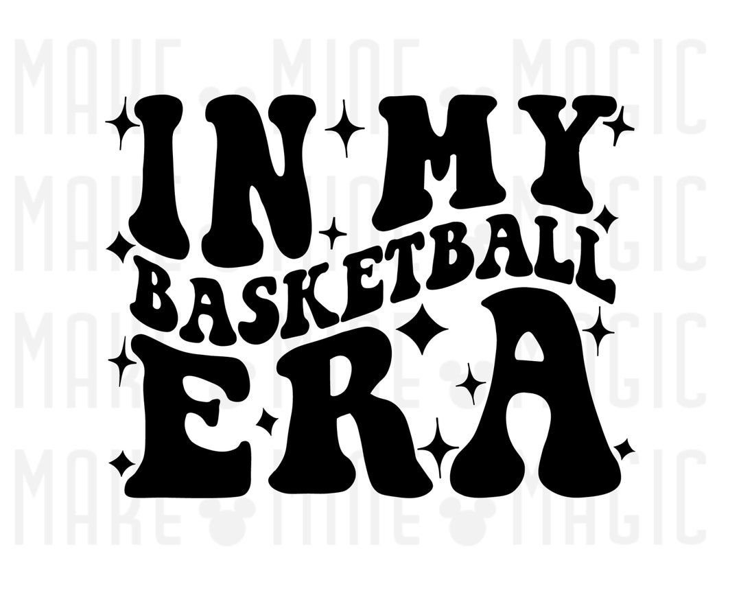 In My Basketball Era SVG PNG, Basketball Svg, Basketball Shirt, Svg for