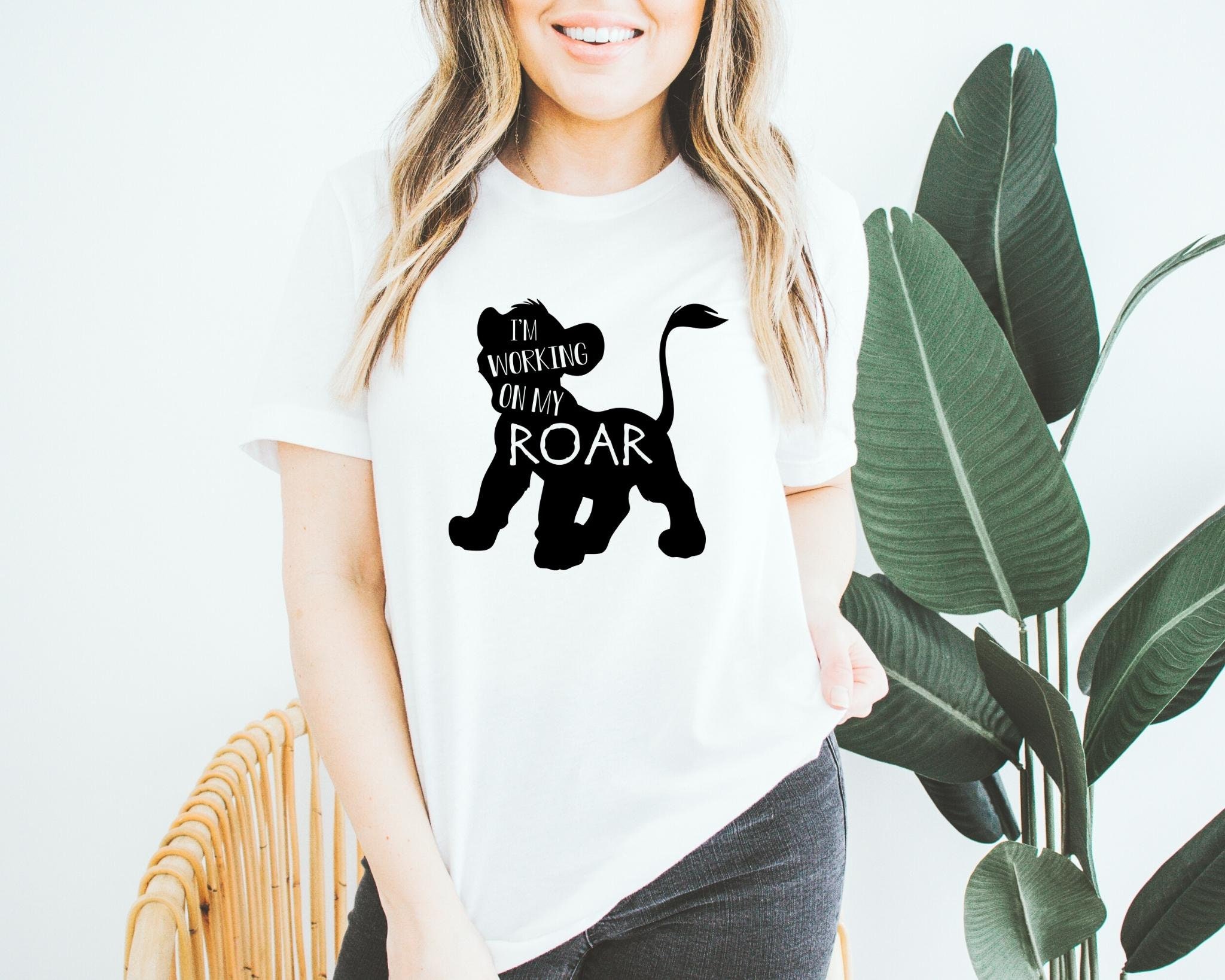 I'm Working on My Roar, Simba Svg, Lion King SVG, PNG, Baby Simba ...