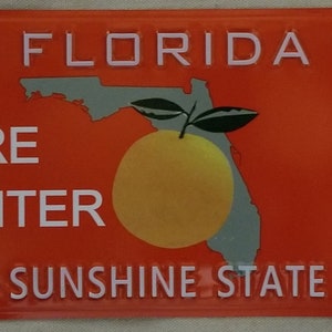 FIREFIGHTER LICENSE PLATE
