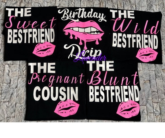 Shirts for birthday girl and best sale friends