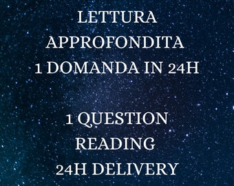 LETTURA TAROCCHI 24H - 1 Domanda. / 1 QUESTION in depth reading, 24h delivery