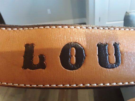Vintage name belt 'Mary Lou' - image 3