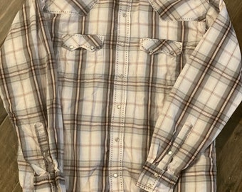 Vintage Western Pearl Snap