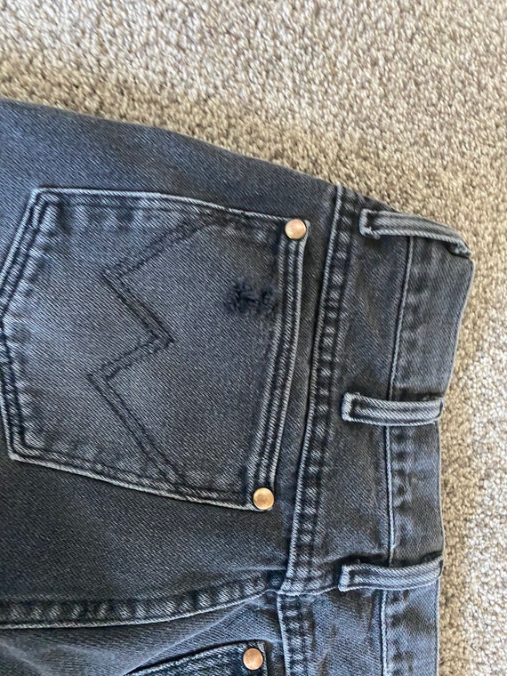 Black Retro Wrangler Jeans (30x32) - image 5