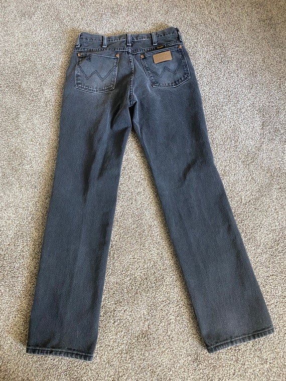 Black Retro Wrangler Jeans (30x32) - image 2