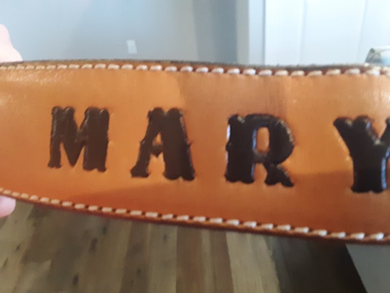 Vintage name belt 'Mary Lou' - image 2