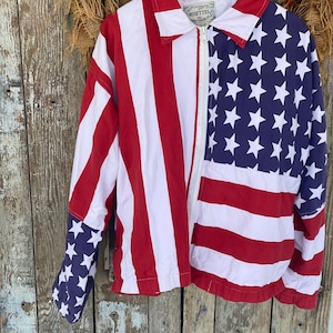 Vintage American Flag Jacket
