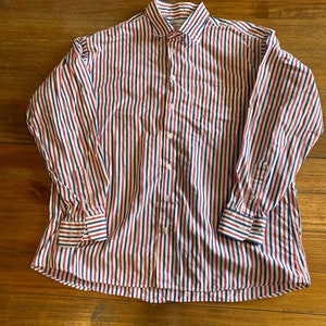 Red, White, and Blue- Vintage Button-up