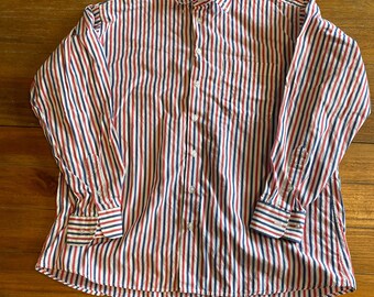 Rot, Weiß, und Blau- Vintage Button-up