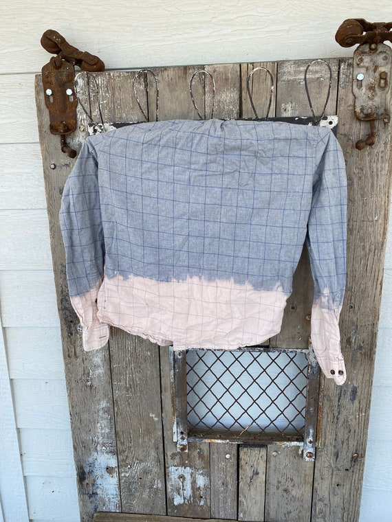 Unisex Size Medium Vintage Bleached Flannels - image 7