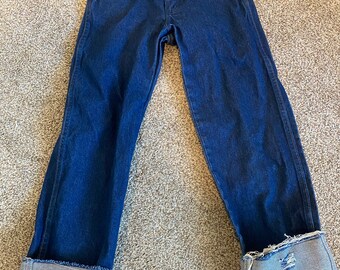 Cropped Wrangler 13MWZ Jeans (27 waist)