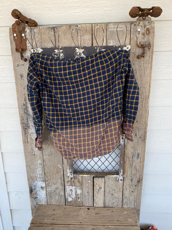Unisex Size Medium Vintage Bleached Flannels - image 9