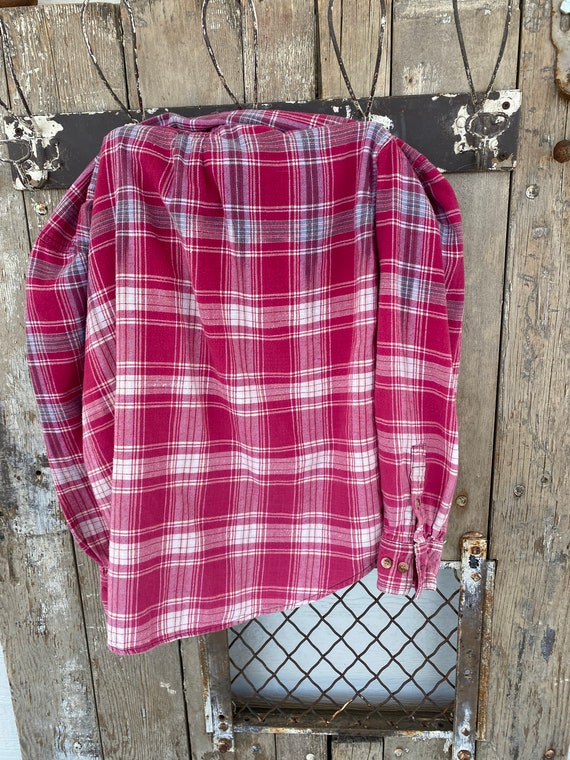 Unisex Size Medium Vintage Bleached Flannels - image 2