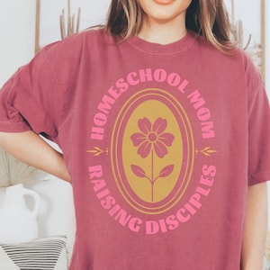 Homeschool Mom PNG Raising Disciples Homeschool Mama Christian PNG Homeschool Flower Homeschool Mama PNG Praying Mama Sublimation File Mom