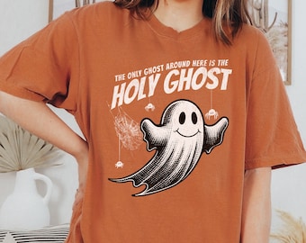 Retro Christian Halloween Ghost Png (Digital Download)