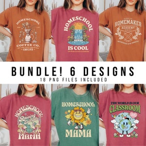 Homeschool Bundle Homeschool Shirt Design Christian Mom PNG Homeschool Mama PNG Faith Sublimation File Mom no svg Png Bundle for T-shirts