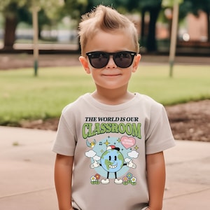 The World Is Our Classroom Homeschool PNG Homeschool Shirt Design Homeschool Life Homeschool Mom Homeschool Mama PNG no svg Flower png