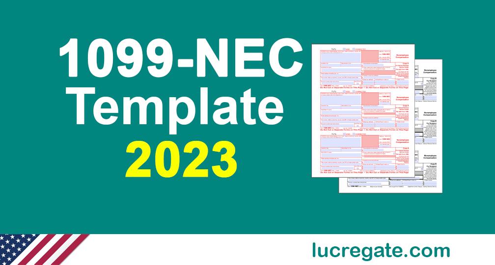 2023-1099-nec-form-3-per-page-print-template-for-word-or-pdf-2023-tax-year-1096-transmittal-summary-form-included-etsy