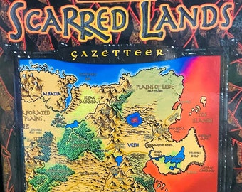 Ghelspad: Scarred Lands Gazetteer (vintage Advanced Dungeons & Dragons role-playing game sourcebook)