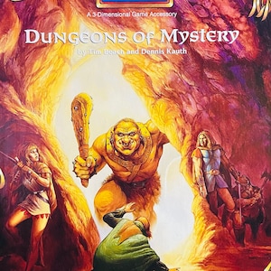 Dungeons Of Mystery - INCOMPLETE (vintage Advanced Dungeons & Dragons 2nd Edition role-playing game set)