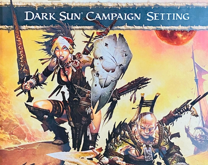 Dark Sun Campaign Setting vintage Dungeons & Dragons 4e Roleplaying