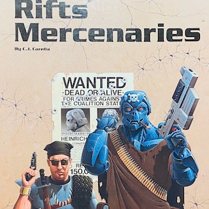 Rifts Mercenaries (vintage role-playing guidebook)