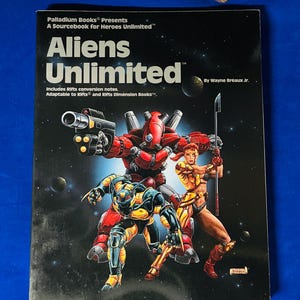 Aliens Unlimited: A Heroes Unlimited Sourcebook (vintage 80’s role-playing game sourcebook)