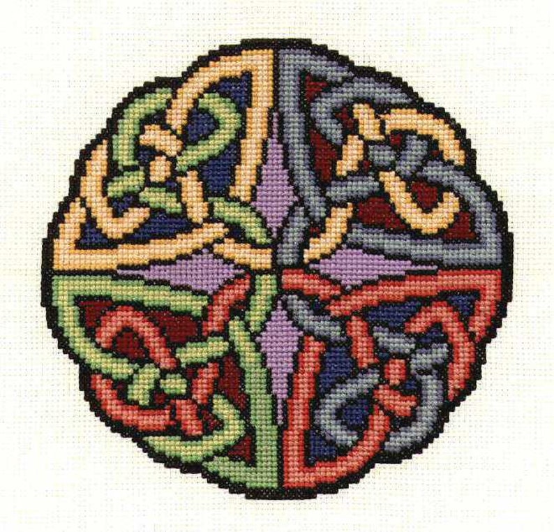 Celtic Knot Counted Cross Stitch Kit Etsy